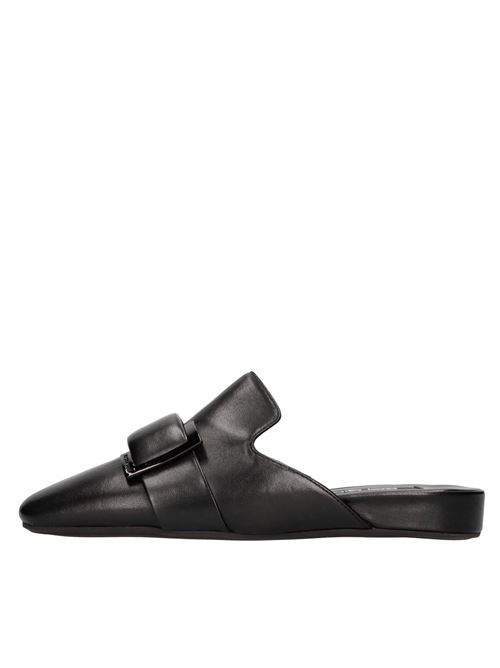 Leather sabot SERGIO ROSSI | A97880-MNA07-1000-410NERO